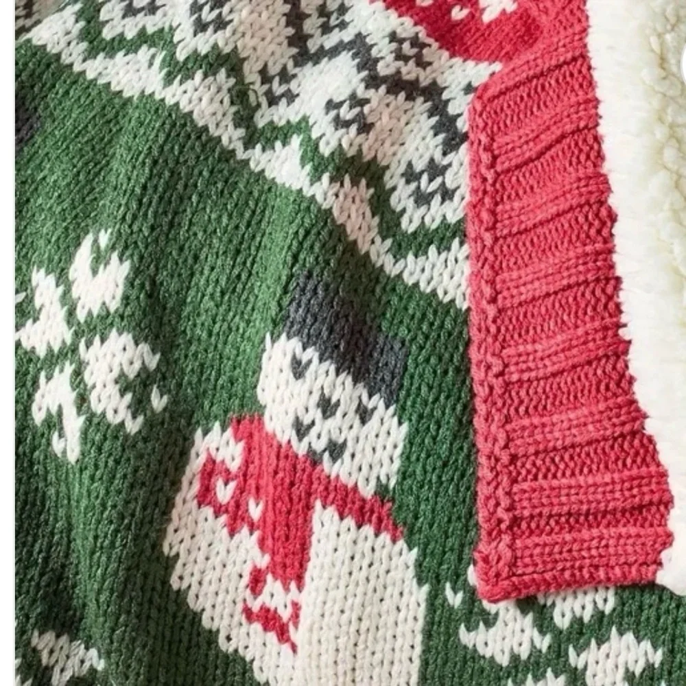 Pottery Barn Archie Snowman Blanket - Picture 2 of 5